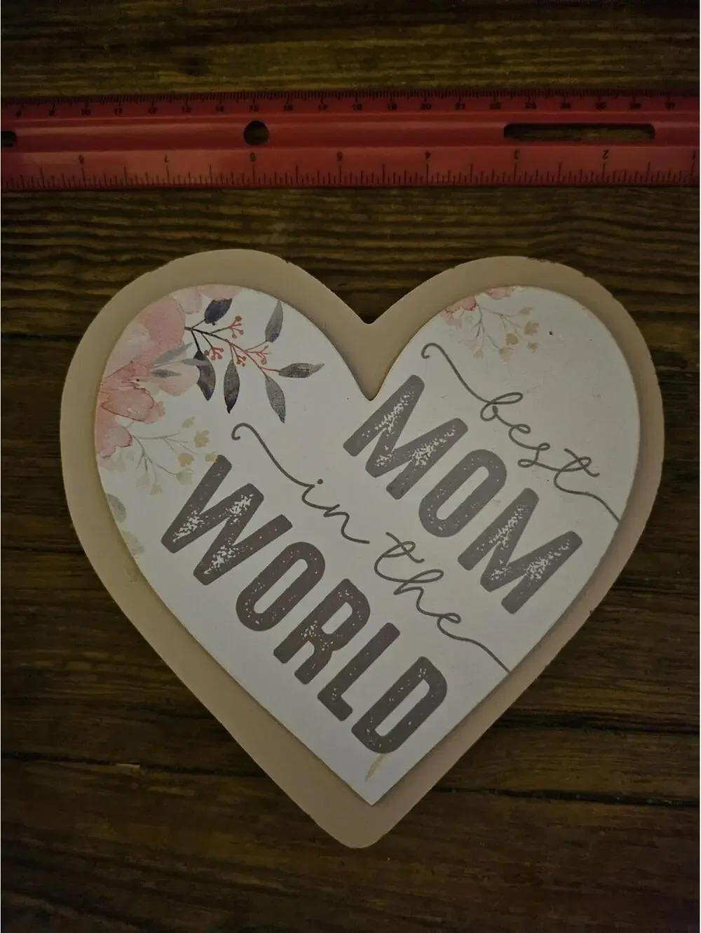 Mother's Day table top heart decor 